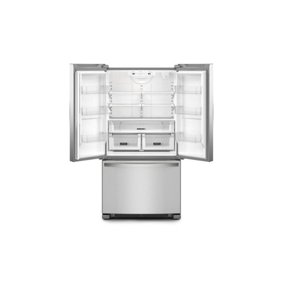 Whirlpool® Réfrigérateur à portes françaises, profondeur de comptoir et congélateur inférieur - 36po - 20picu WRFC2036RZ Whirlpool® Réfrigérateur à portes françaises, profondeur de comptoir et congélateur inférieur - 36po - 20picu WRFC2036RZ