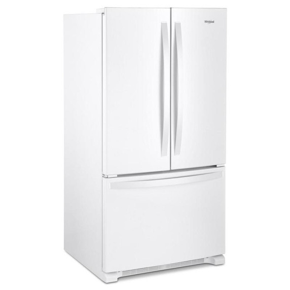 Whirlpool® Réfrigérateur à portes françaises, profondeur de comptoir et congélateur inférieur - 36po - 20picu WRFC2036RW