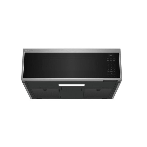 Kitchenaid® Four à micro-ondes à hotte intégrée à profil bas intelligent avec ventilateur double YKMML550RPS