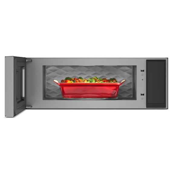 Kitchenaid® Four à micro-ondes à hotte intégrée à profil bas intelligent avec ventilateur double YKMML550RPS