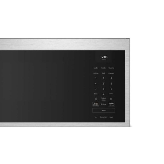 Kitchenaid® Four à micro-ondes à hotte intégrée à profil bas intelligent avec ventilateur double YKMML550RPS