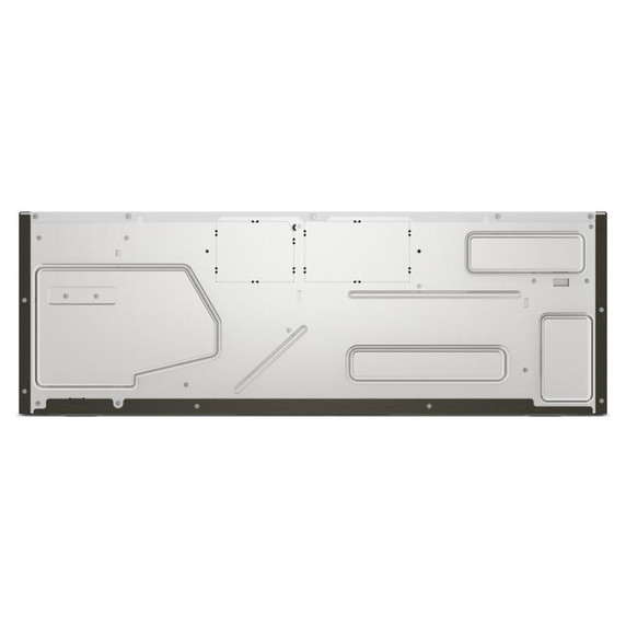 Kitchenaid® Four à micro-ondes à hotte intégrée à profil bas intelligent avec ventilateur double YKMML550RBS