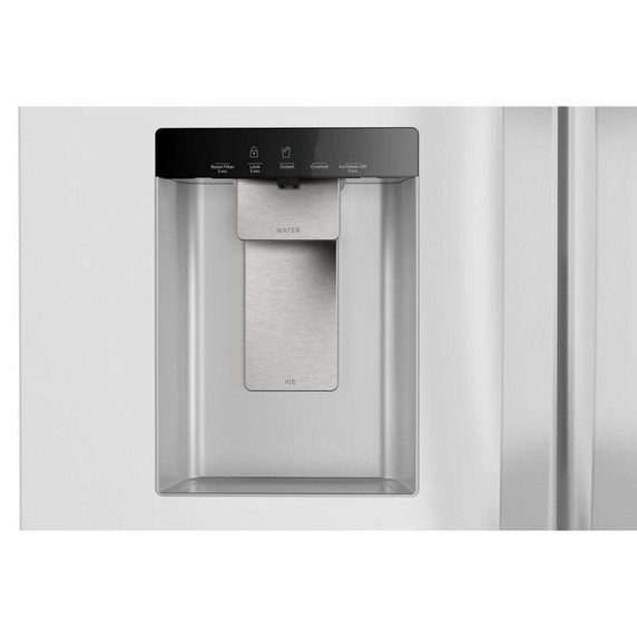 Whirlpool® Réfrigérateur à portes françaises avec distributeur d'eau et machine à glaçons dans la porte - 36 po - 30 pi cu WRFF3536SW Whirlpool® Réfrigérateur à portes françaises avec distributeur d'eau et machine à glaçons dans la porte - 36 po - 30 pi cu WRFF3536SW