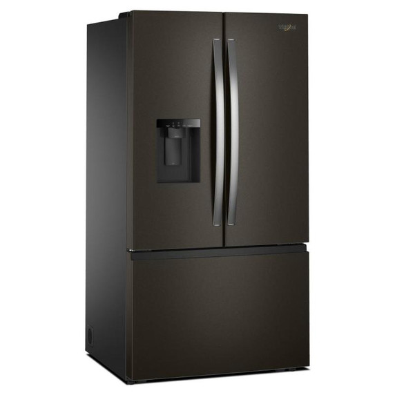Whirlpool® Réfrigérateur à portes françaises avec distributeur d'eau et machine à glaçons dans la porte - 36 po - 30 pi cu WRFF3536SV