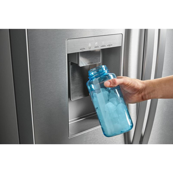 Whirlpool® Réfrigérateur à portes françaises avec distributeur d'eau et machine à glaçons dans la porte - 36 po - 30 pi cu WRFF3536SZ