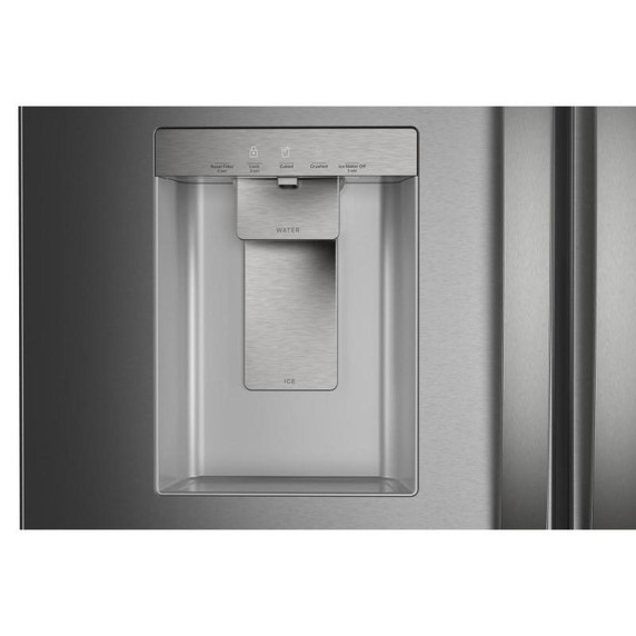 Whirlpool® Réfrigérateur à portes françaises avec distributeur d'eau et machine à glaçons dans la porte - 36 po - 30 pi cu WRFF3536SZ