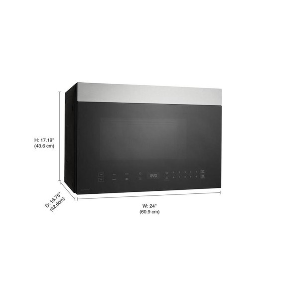 Four à micro-ondes à hotte intégrée compact - 1.4 pi cu UMMS5024SS