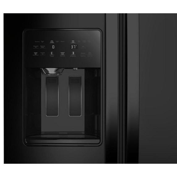 Whirlpool® Réfrigérateur côte à côte à pleine profondeur avec système de refroidissement TruCool™ - 36 pi cu WRSF5536RB Whirlpool® Réfrigérateur côte à côte à pleine profondeur avec système de refroidissement TruCool™ - 36 pi cu WRSF5536RB