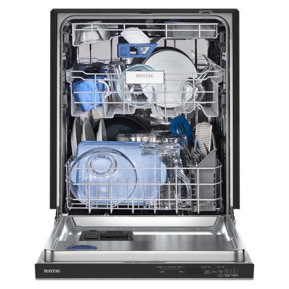 Maytag® Lave-vaisselle à commandes dissimulées avec cycle PowerBlast® et séchage intensif PowerDry de 24 po MDPS7024SZ