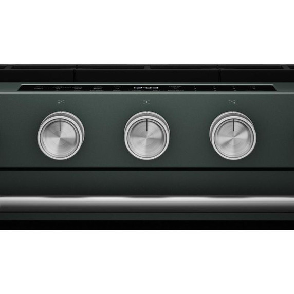 Kitchenaid® Cuisinière au gaz coulissante intelligente avec modes de cuisson à convection et brûleur 2 en 1 - 5 pi cu KSGS530SJP