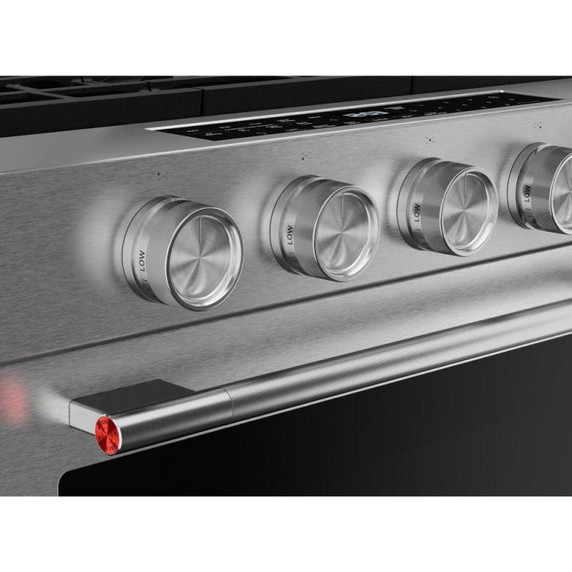 Kitchenaid® Cuisinière au gaz coulissante intelligente avec modes de cuisson à convection - 5 pi cu KSGS330SPS