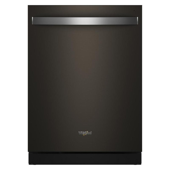 Lave-vaisselle Whirlpool® de 24 pouces avec fonction de lavage à couverture totale et séchage automatique à l'air libre en acier inoxydable noir résistant aux traces de doigts WDTS8024SV