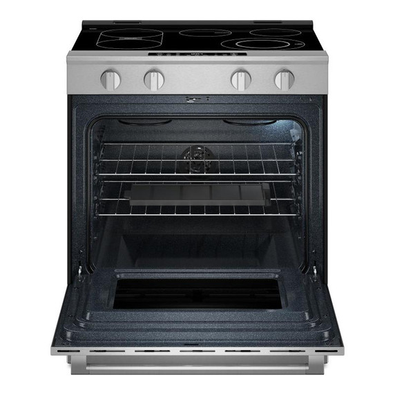 Maytag® Cuisinière électrique coulissante avec mode Gril et friture à air sans préchauffage - 5.3 pi cu - 30 po YMSES7030SZ