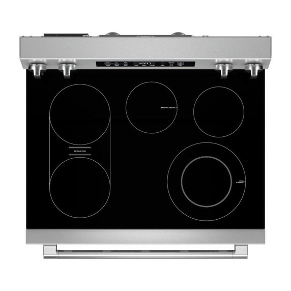 Maytag® Cuisinière électrique non encastrée avec mode Gril et friture à air sans préchauffage - 5.3 pi cu - 30 po YMFES7030SZ