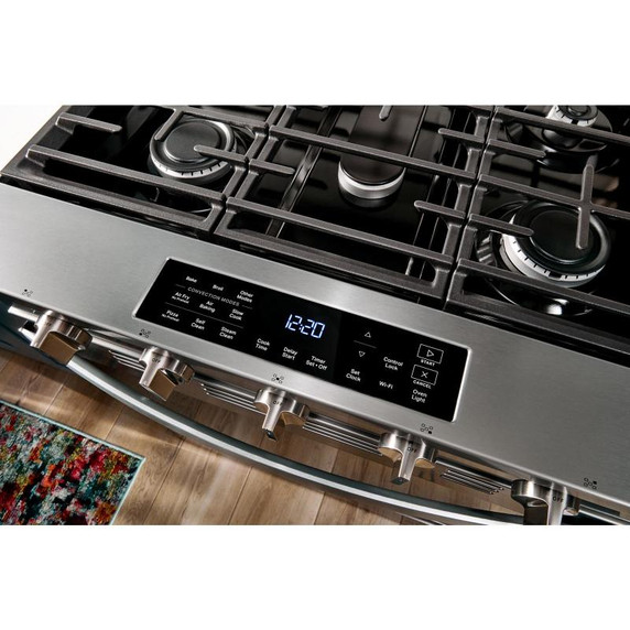 Whirlpool® Cuisinière au gaz avec technologie de cuisson à air - 30 po WSGS5030SB