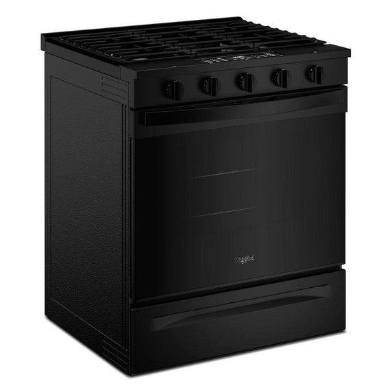 Whirlpool® Cuisinière au gaz avec technologie de cuisson à air - 30 po WSGS5030SB