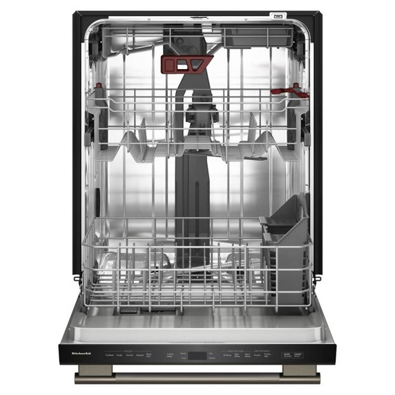Kitchenaid® Lave-vaisselle à troisième panier avec plus de 40 jets de lavage à couverture totale - 41 dBA KDTS324SBE