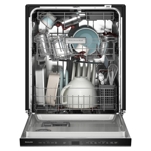 Kitchenaid® Lave-vaisselle à troisième panier avec Max Jets™ à 360° et système de séchage avancé ProDry™ et éclairage à DEL ultra vif - 44 dBA KDPS724SPS