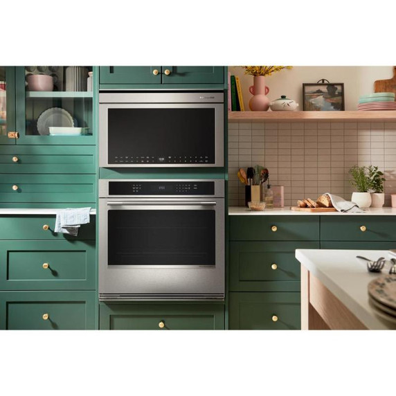 Four à micro-ondes encastré multifonctions avec mode de friture à air KitchenAid® YKMBT730SPS