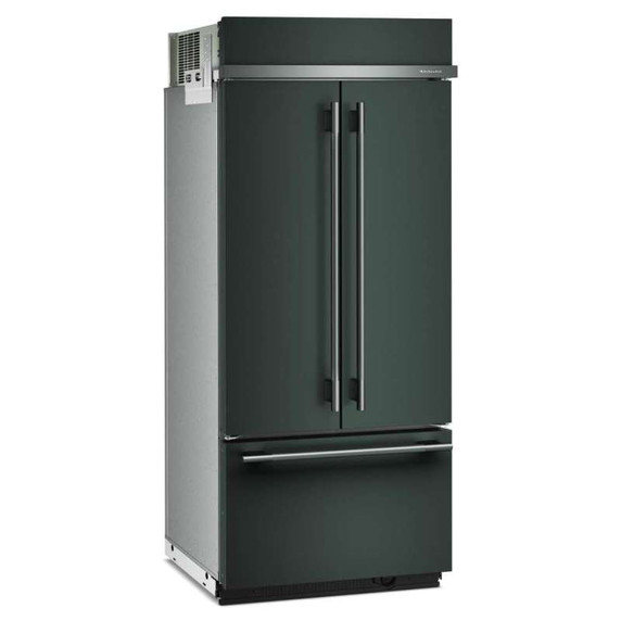 Kitchenaid® Réfrigérateur encastré à congélateur inférieur avec intérieur platine - 36 po - 20.8 pi cu KBFN536SJP