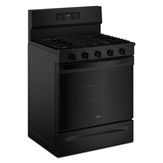 Whirlpool® Cuisinière au gaz avec technologie de cuisson à air - 30 po WFGS5730SB
