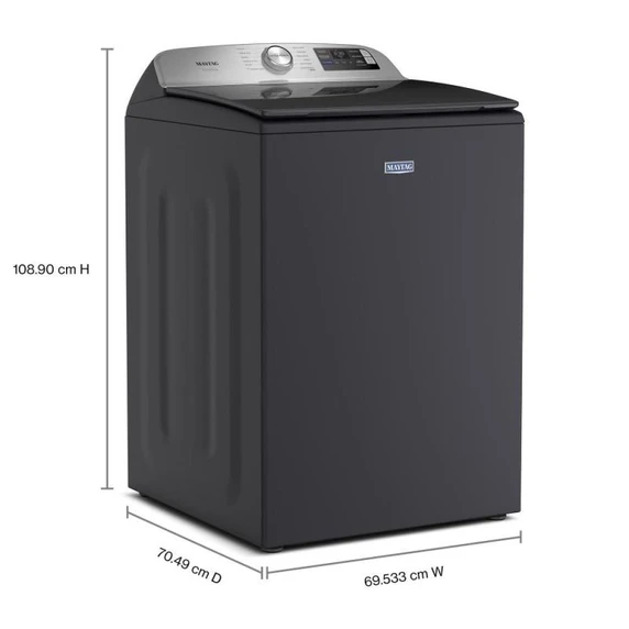 Maytag® Laveuse à chargement vertical Animal Pet Pro avec agitateur, option Extra Power et cycle d’assainissement avec Oxi - 6 pi cu MTW7205RF