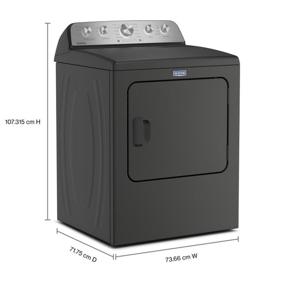 Maytag® Sécheuse au gaz avec option Extra Power et cycle d’assainissement avec Oxi et option Animal Pet Pro - 7 pi cu MGD5605RU