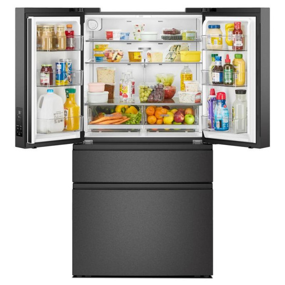 Réfrigérateur à portes françaises Whirlpool® et à capacité familiale et tiroir à températures flexibles de 30 pi cu WRMF3336SV