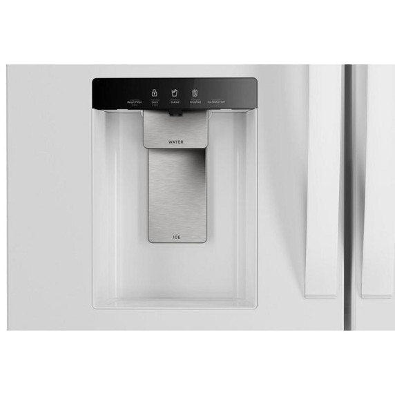 Réfrigérateur à portes françaises Whirlpool® et capacité familiale et tiroir à températures flexibles de 29 pi cu WRMF3636SW