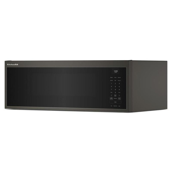 Kitchenaid® Four à micro-ondes à hotte intégrée à profil bas intelligent avec ventilateur double YKMML550RBE