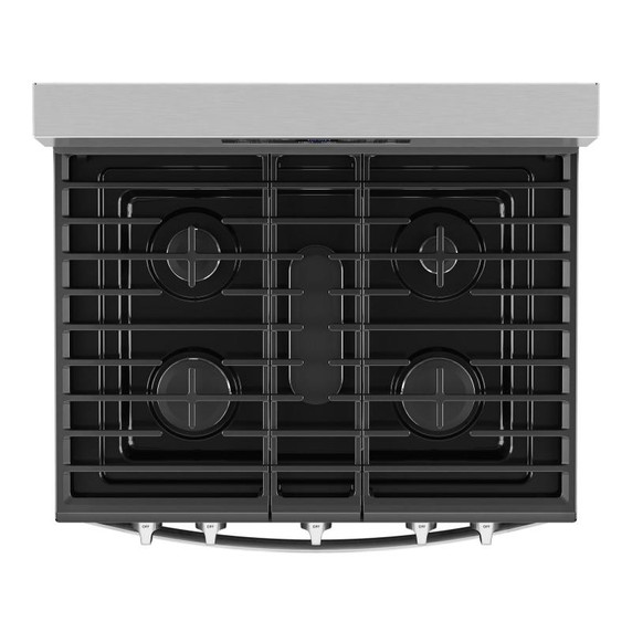 Whirlpool® Cuisinière au gaz avec technologie de cuisson à air et nettoyage à la vapeur- 30 po WFGS4530SZ Whirlpool® Cuisinière au gaz avec technologie de cuisson à air et nettoyage à la vapeur- 30 po WFGS4530SZ