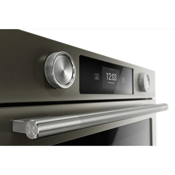 Kitchenaid® Four mural simple électrique intelligent de 30 pouces avec modes de cuisson assistée - Minerai noir KOES730SBE