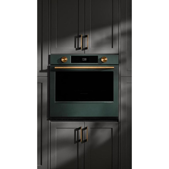 Kitchenaid® Four mural simple électrique intelligent de 30 pouces avec modes de cuisson assistée -Genévrier KOES730SJP