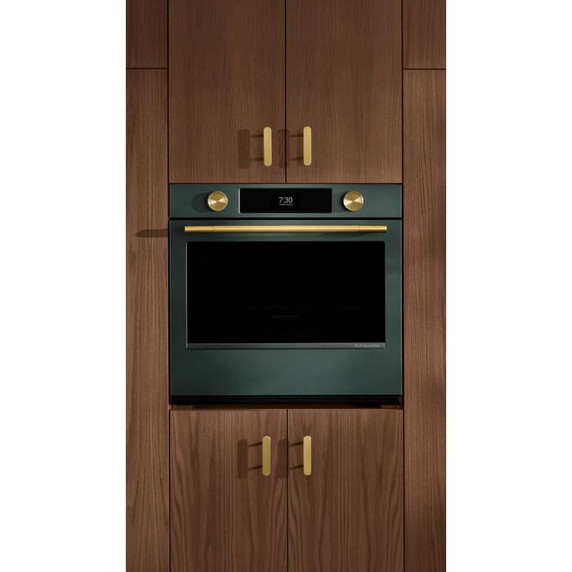 Kitchenaid® Four mural simple électrique intelligent de 30 pouces avec modes de cuisson assistée -Genévrier KOES730SJP