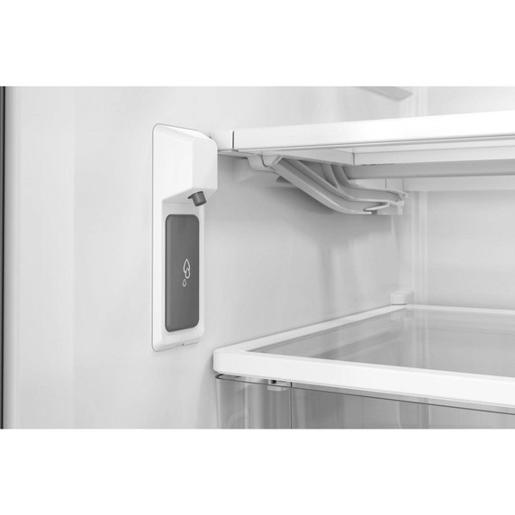Kitchenaid® Réfrigérateur à portes françaises et profondeur standard avec distributeur d'eau intérieur , fini PrintShield™ - 30 po - 20 pi cu KRFF330SPS