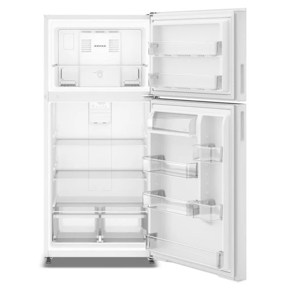Amana® Réfrigérateur à congélateur supérieur blanc, 30 po, 19 pi cu ARTX2419SW