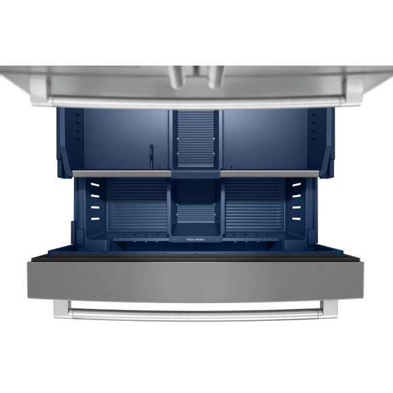 Réfrigérateur Maytag® à portes françaises et congélateur inférieur de très grande capacité avec machine à glaçons dans la porte In-Door-Ice® - 29 pi cu MRMF5436TZ