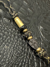 Casings Collection 9 Lanyard with Black Shield Cross