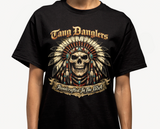Tang Danglers Black Headdress Skull Tee