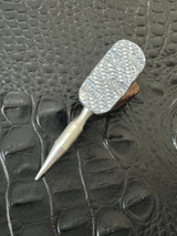Deployment Series Sculpted Silver Carbon Fiber Handle EDC Spike