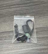 DIY Knife Lanyard Kit - Black Paracord with Aventurine Bead