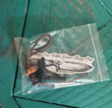 DIY Knife Lanyard Kit - Brown Lace Leather with Polished Olive Wood, Red Carnelian, and Brass Accents