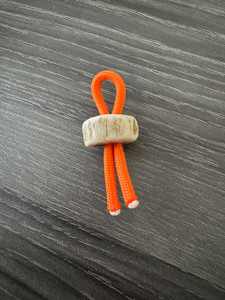 Hand Polished Elk Antler Spacer Bead Hand Polished Elk Antler Spacer Bead