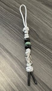 Arctic Camo Paracord Knife Lanyard with Owl Head Skull Bead, Colorful Accents, and Heat Shrink Tips Arctic Camo Paracord Knife Lanyard with Owl Head Skull Bead, Colorful Accents, and Heat Shrink Tips