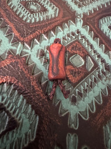 Handmade Highly Figured Desert Ironwood EDC Knife Lanyard Spindle Bead Handmade Highly Figured Desert Ironwood EDC Knife Lanyard Spindle Bead
