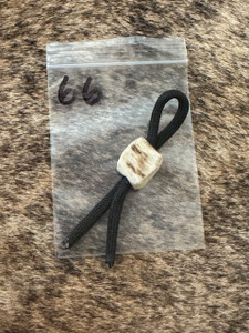 Cross Cut Elk Antler Large Hole Lanyard Bead Cross Cut Elk Antler Large Hole Lanyard Bead