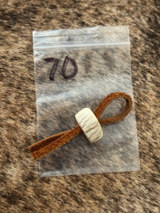Handmade Elk Antler Large Hole EDC Knife Lanyard Bead Handmade Elk Antler Large Hole EDC Knife Lanyard Bead