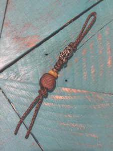 Pirate Whiskey Collection Mini Cord Knife Lanyard with Brass EDC Octopus Skull Bead and Handmade Whiskey Barrel Bead Pirate Whiskey Collection Mini Cord Knife Lanyard with Brass EDC Octopus Skull Bead and Handmade Whiskey Barrel Bead