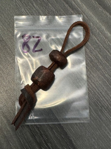 2 Pack of Dyed Dark Burl Wood Large Hole EDC Paracord Beads 2 Pack of Dyed Dark Burl Wood Large Hole EDC Paracord Beads