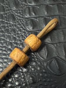 2 Pack of Handmade Maple Large Hole EDC Lanyard Beads 2 Pack of Handmade Maple Large Hole EDC Lanyard Beads